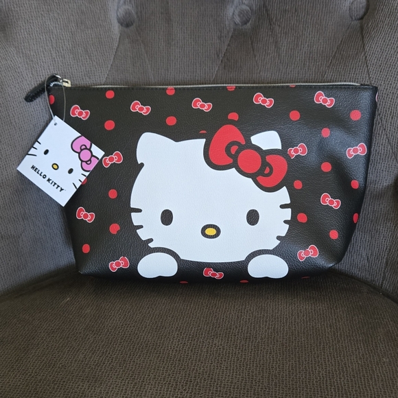 Sanrio Hello👋 Kitty🐈 Cosmetic💄 Bag👝/Carry-All Pouch - NWT - Picture 5 of 15